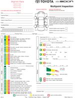 Nissan Multi Point Inspection Form